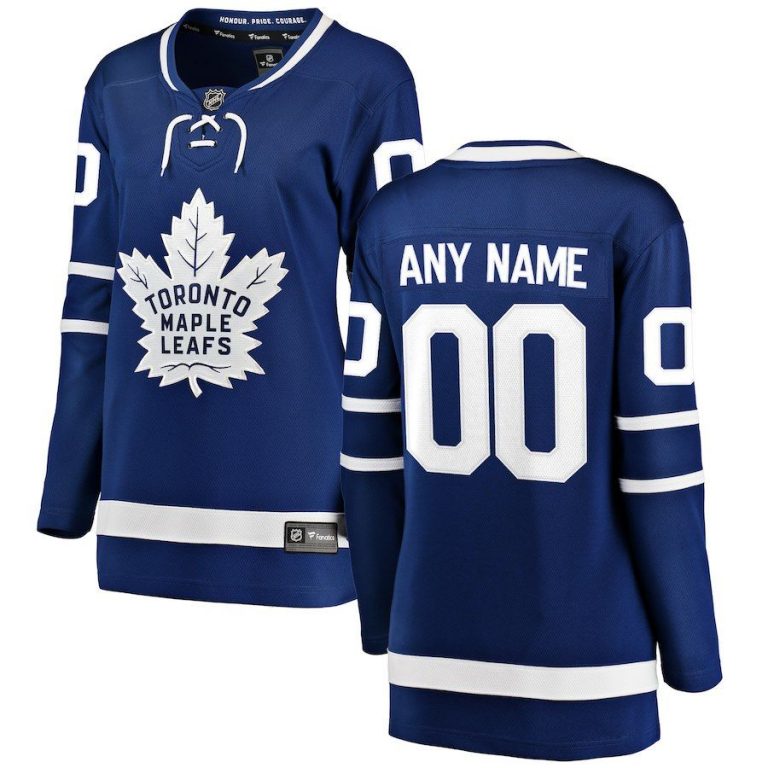 Women Toronto Maple Leafs White Away Breakaway Custom Jersey