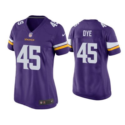 Women Troy Dye Minnesota Vikings Purple Game Jersey