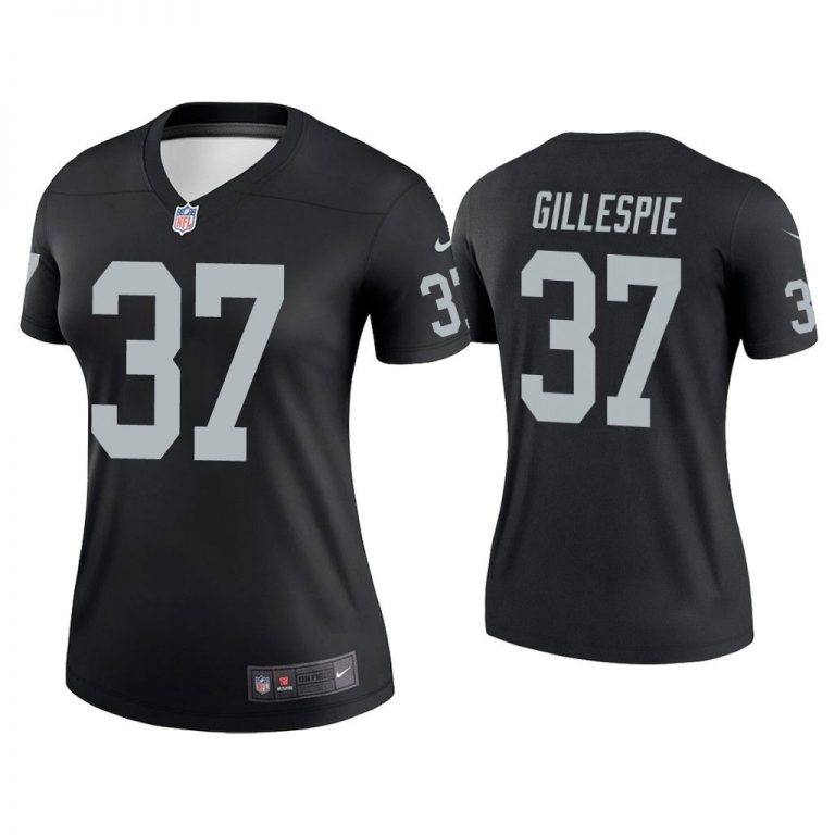 Women Tyree Gillespie Las Vegas Raiders Black Legend Jersey