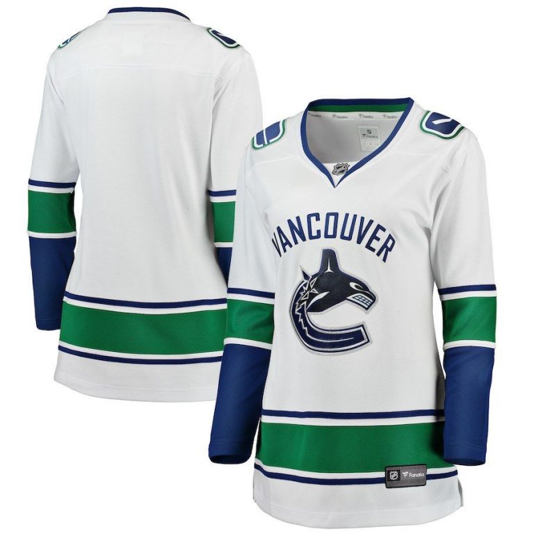 Women Vancouver Canucks Blue Breakaway Home Jersey