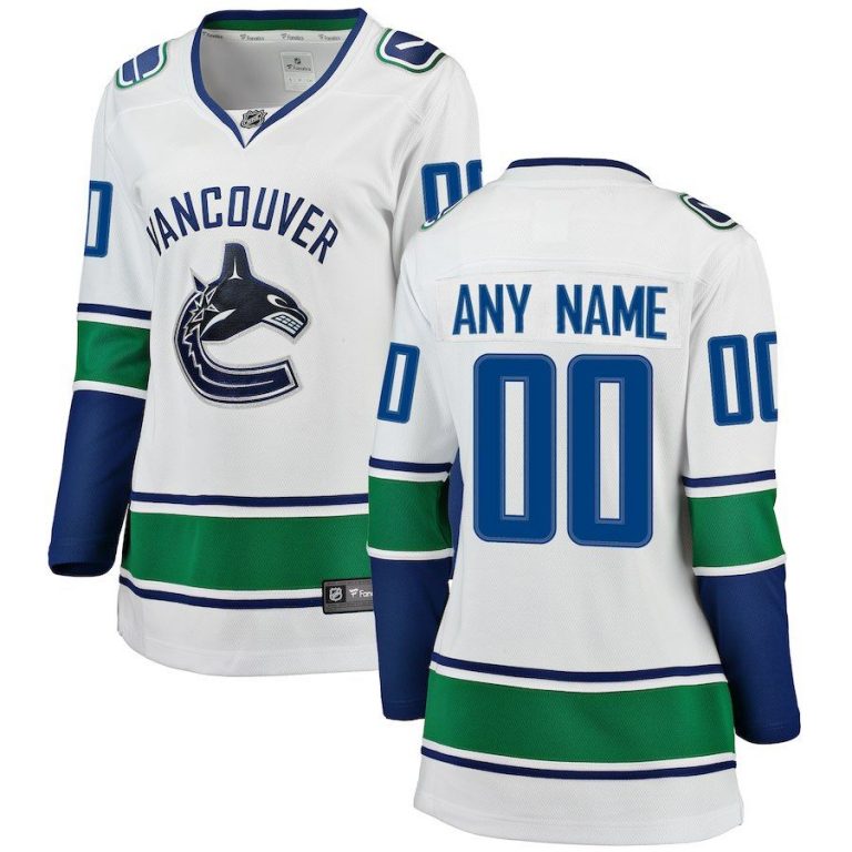 Women Vancouver Canucks Blue Home Breakaway Custom Jersey