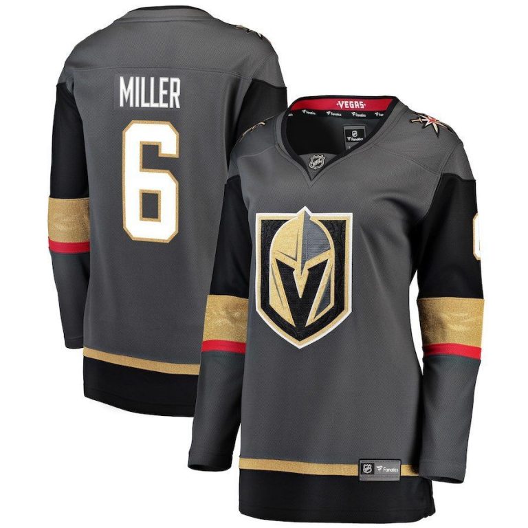 Women Vegas Golden Knights Colin Miller Black Breakaway Player Jersey