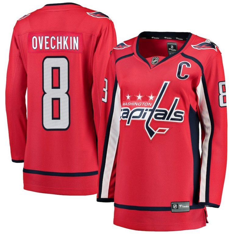 Women Washington Capitals Alexander Ovechkin White Breakaway Player Jersey