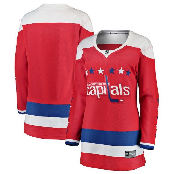 Women Washington Capitals Red Alternate Breakaway Blank Jersey