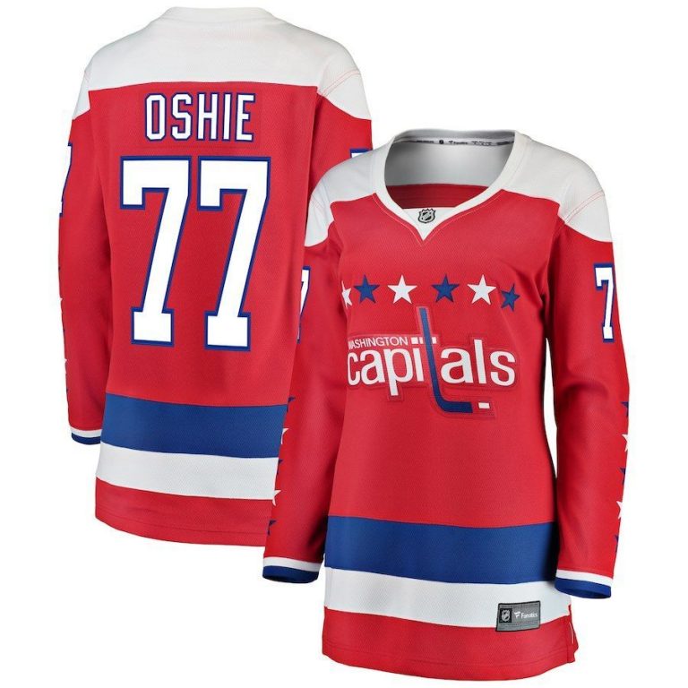 Women Washington Capitals TJ Oshie Red Alternate Breakaway Player Jersey