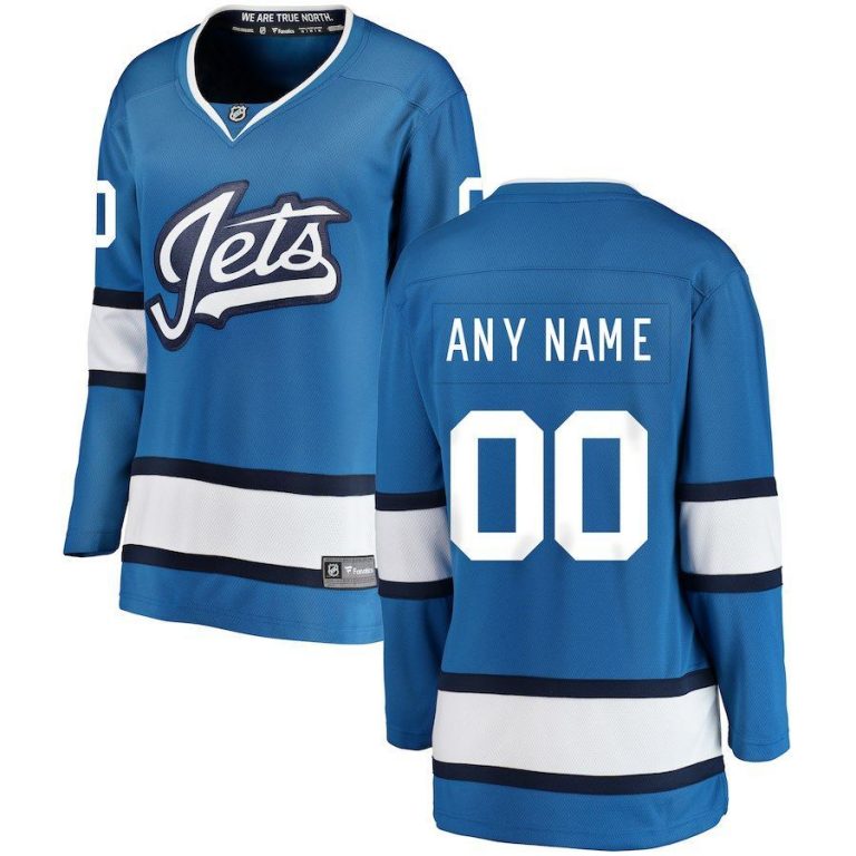 Women Winnipeg Jets Blue Alternate Breakaway Custom Jersey