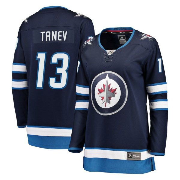 Women Winnipeg Jets Brandon Tanev Navy Breakaway Jersey
