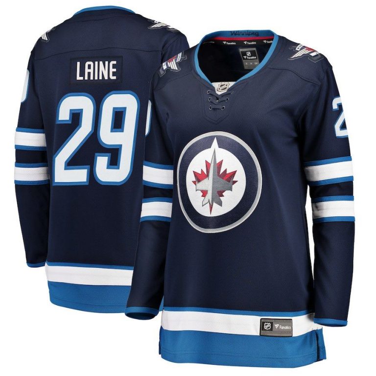 Women Winnipeg Jets Patrik Laine Navy Home Breakaway Player Jersey