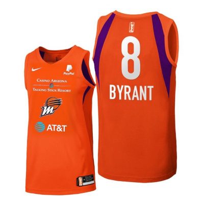 Women Wnba Diana Taurasi Honors Kobe Bryant Phoenix Mercury Women Orange Jersey