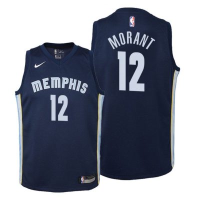 Youth 2019 Draft Memphis Grizzlies Ja Morant Youth 2019-20 Icon Jersey