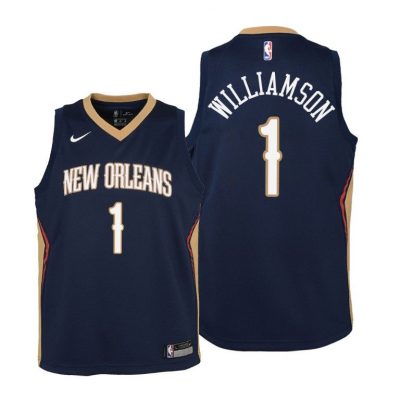 Youth 2019 Draft New Orleans Pelicans Zion Williamson Youth 2019-20 Icon Jersey