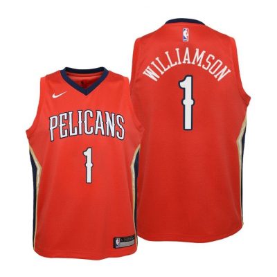 Youth 2019 Draft New Orleans Pelicans Zion Williamson Youth 2019-20 Statement Jersey
