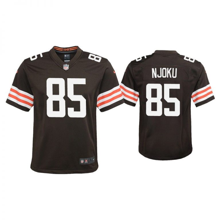 Youth 2020 David Njoku Cleveland Browns Brown Game Jersey