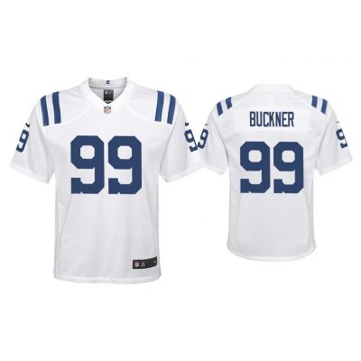 Youth 2020 DeForest Buckner Indianapolis Colts White Game Jersey