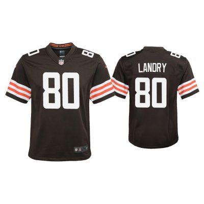 Youth 2020 Jarvis Landry Cleveland Browns Brown Game Jersey