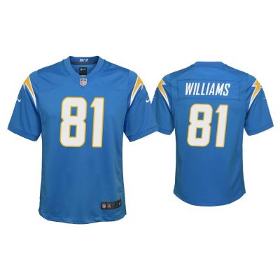 Youth 2020 Mike Williams Los Angeles Chargers Powder Blue Game Jersey