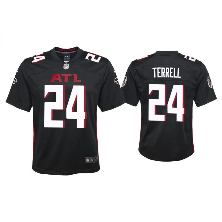 Youth A.J. Terrell Atlanta Falcons Black Game Jersey