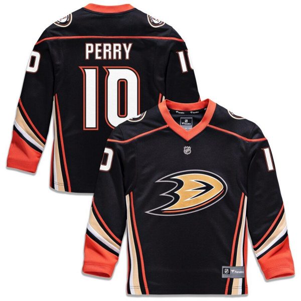 Youth Anaheim Ducks Corey Perry Black Replica Player Jersey