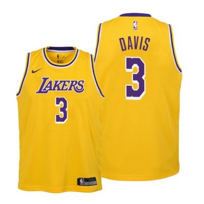 Youth Anthony Davis Los Angeles Lakers #3 Youth Icon Jersey