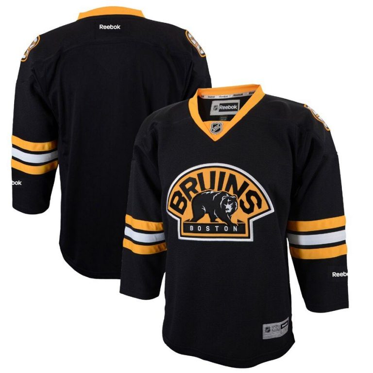 Youth Boston Bruins Black Premier Alternate Jersey