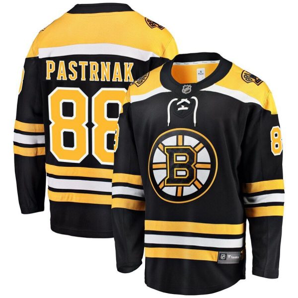 Youth Boston Bruins David Pastrnak Black Breakaway Player Jersey