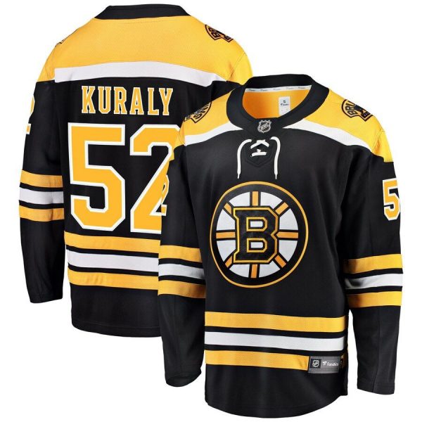 Youth Boston Bruins Sean Kuraly Black Breakaway Player Jersey