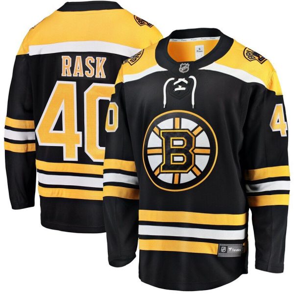 Youth Boston Bruins Tuukka Rask Black Home Breakaway Player Jersey
