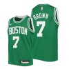 Youth Boston Celtics Jaylen Brown youth 2020-21 Icon Edition Green Jersey