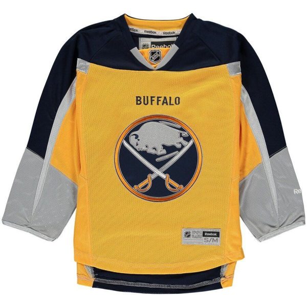 Youth Buffalo Sabres Gold Premier Blank Jersey