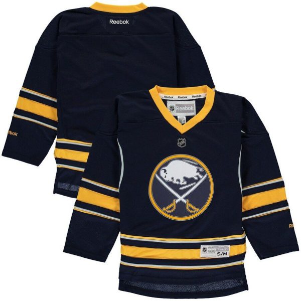 Youth Buffalo Sabres Navy Blank Replica Jersey