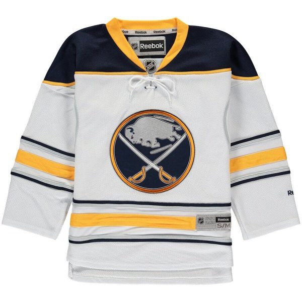 Youth Buffalo Sabres White Premier Blank Jersey