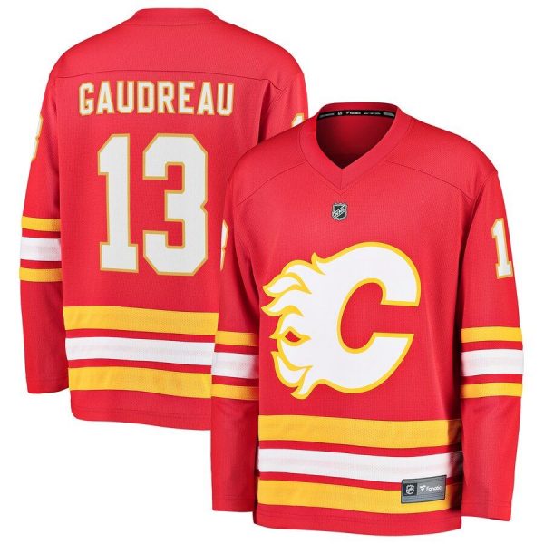 Youth Calgary Flames Johnny Gaudreau Red Alternate Replica Player Jersey