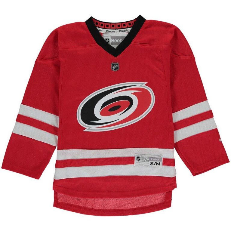 Youth Carolina Hurricanes Red Blank Replica Jersey