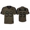 Youth Chase Young Washington Football Team Olive 2021 Salute To Service Game Jersey