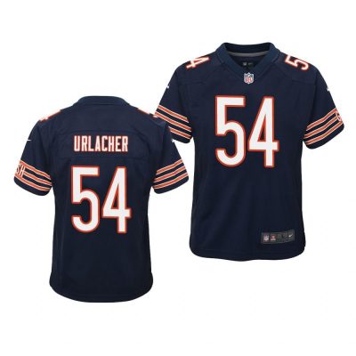 Youth Chicago Bears #54 Navy Brian Urlacher Game Jersey