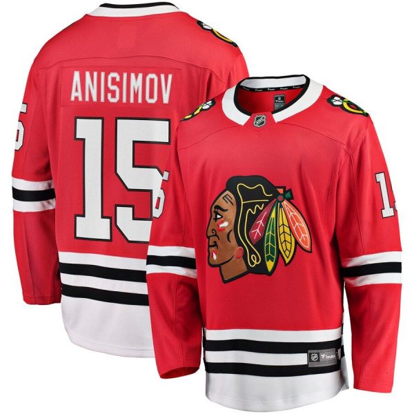 Youth Chicago Blackhawks Artem Anisimov Red Breakaway Player Jersey