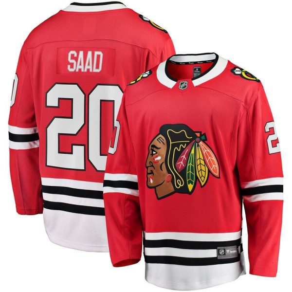 Youth Chicago Blackhawks Brandon Saad Red Breakaway Player Jersey