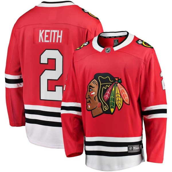 Youth Chicago Blackhawks Duncan Keith Red Breakaway Player Jersey