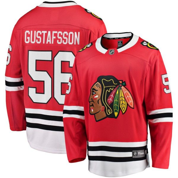 Youth Chicago Blackhawks Erik Gustafsson Red Breakaway Player Jersey