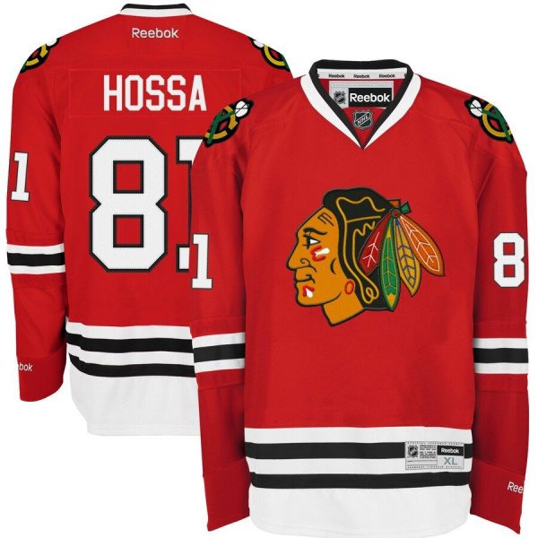 Youth Chicago Blackhawks Marian Hossa Red Home Premier Jersey