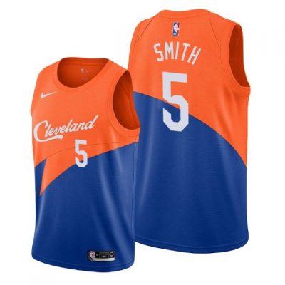 Youth Cleveland Cavaliers 2018-19 J.R. Smith #5 City Edition Blue Jersey