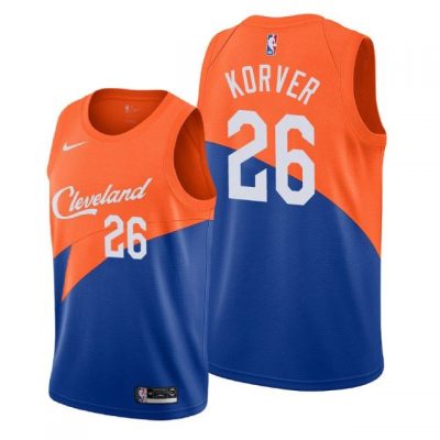 Youth Cleveland Cavaliers 2018-19 Kyle Korver #26 City Edition Blue Jersey