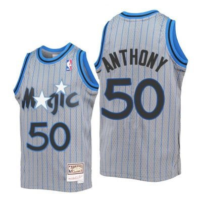 Youth Cole Anthony Orlando Magic Jersey #50 Reload Gray Throwback