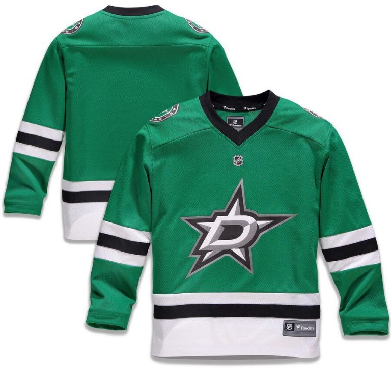 Youth Dallas Stars Green Home Replica Blank Jersey