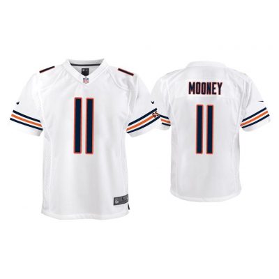 Youth Darnell Mooney Chicago Bears White Game Jersey