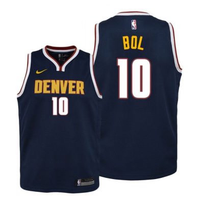 Youth Denver Nuggets Bol Bol youth 2020-21 Icon Edition Navy Jersey