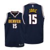 Youth Denver Nuggets Nikola Jokic youth 2020-21 Icon Edition Navy Jersey