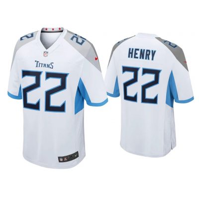 Youth Derrick Henry Tennessee Titans White Game Jersey