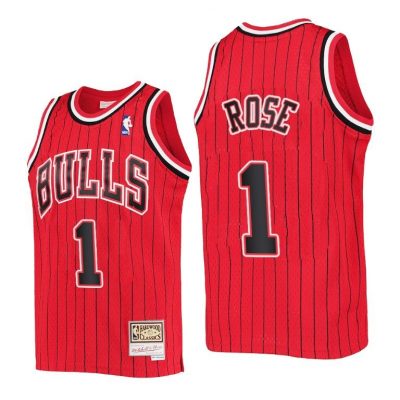 Youth Derrick Rose Chicago Bulls Jersey #1 Reload Red Throwback