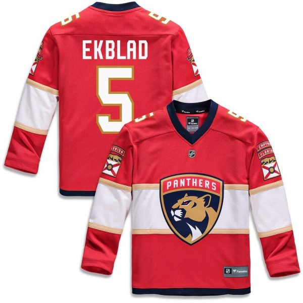 Youth Florida Panthers Aaron Ekblad Red Replica Player Jersey